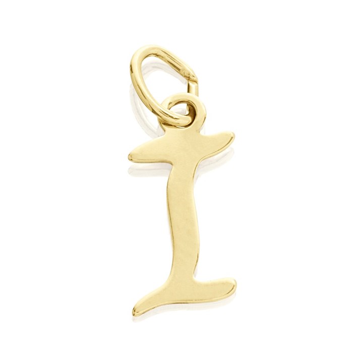 9ct Gold Initial I Pendant - R50103