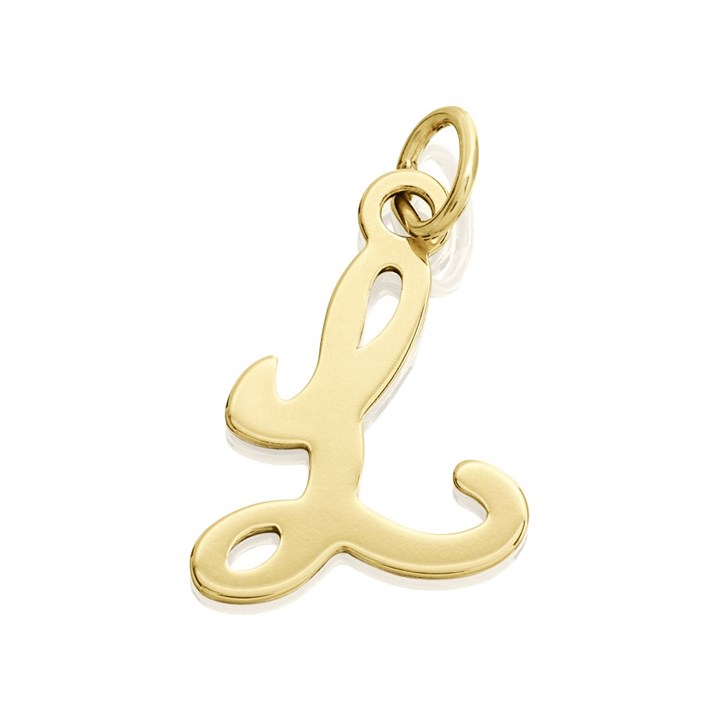 9ct Gold Initial L Pendant - R50106