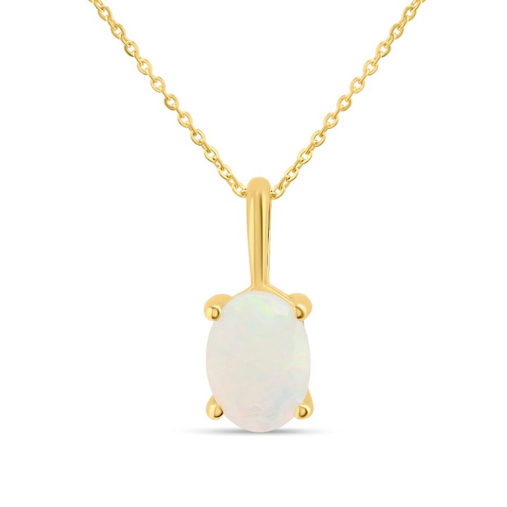 9ct Gold Opal Necklace - R82126