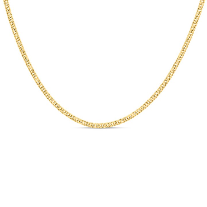 9ct Gold 20in Hollow Double Curb Chain - R9036