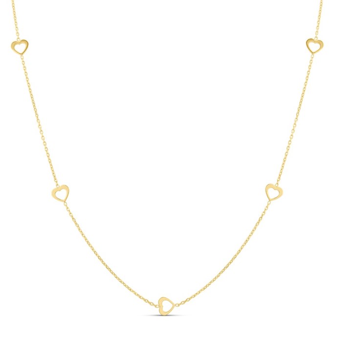 9ct Gold Heart Necklace - R9504