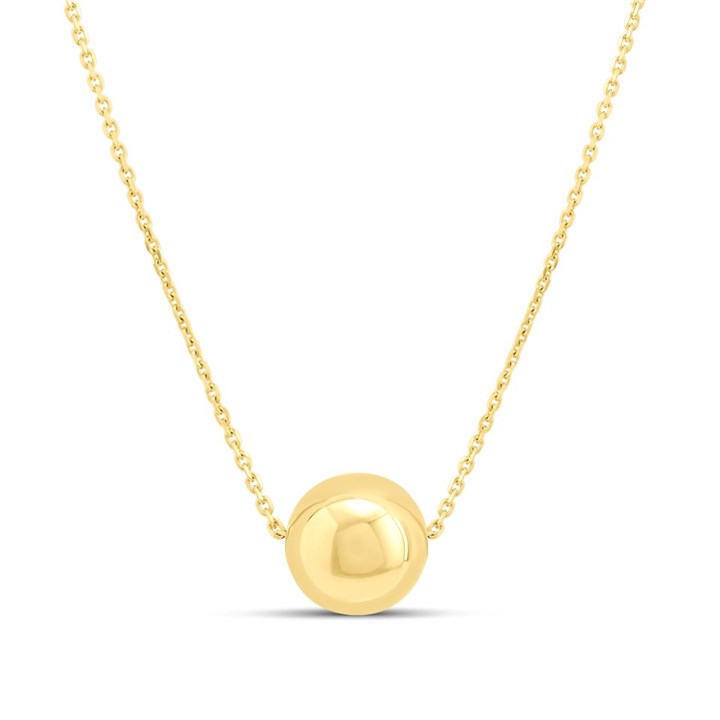 9ct Gold Ball Necklace - R9505