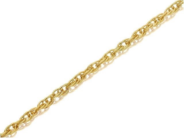 9ct Gold 1mm Wide solid Prince of Wales Chain - 22in - R9764