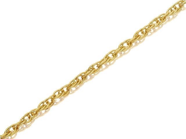 9ct Gold 1mm Wide Solid Prince Of Wales Chain - 22in - R9782
