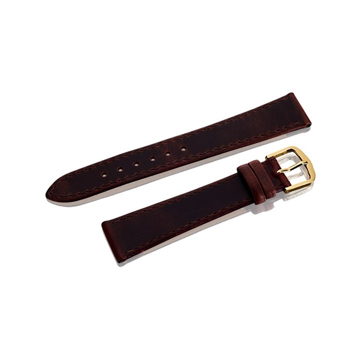 Brown Leather Watch Strap - 18mm - S1009