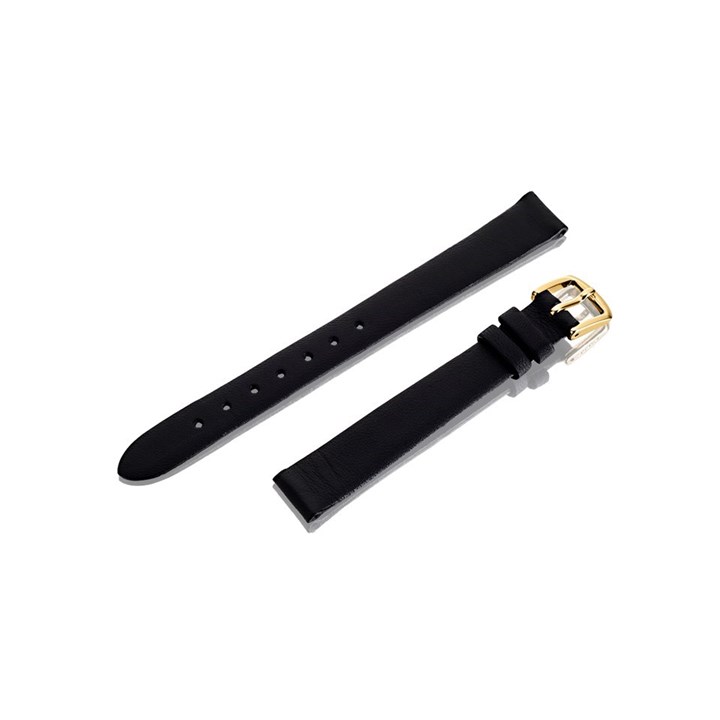 Black Leather Watch Strap - 12mm - S1058