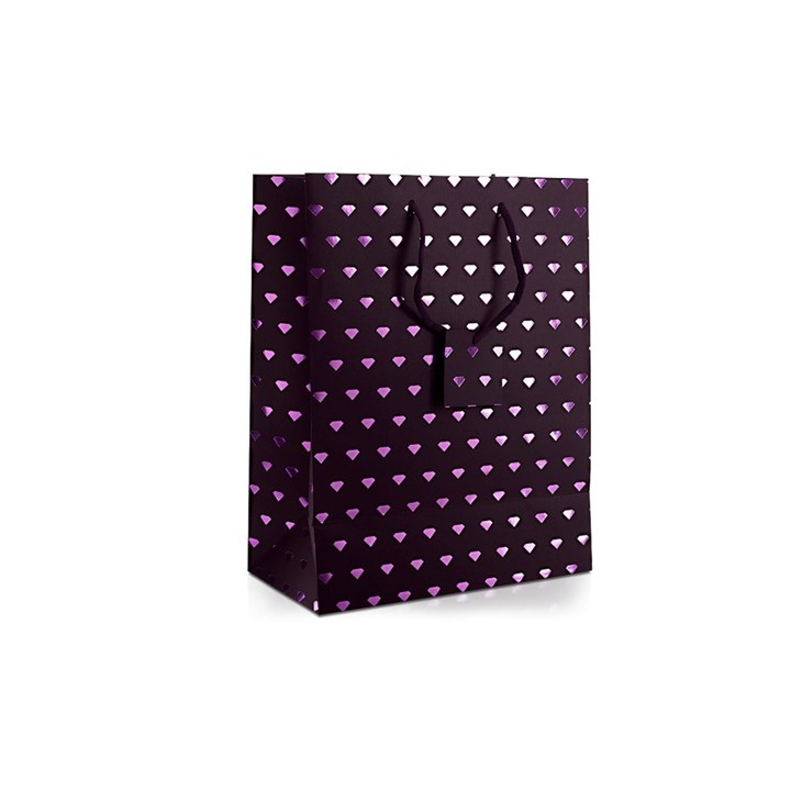 Diamond Foil Large Gift Carrier - S9067