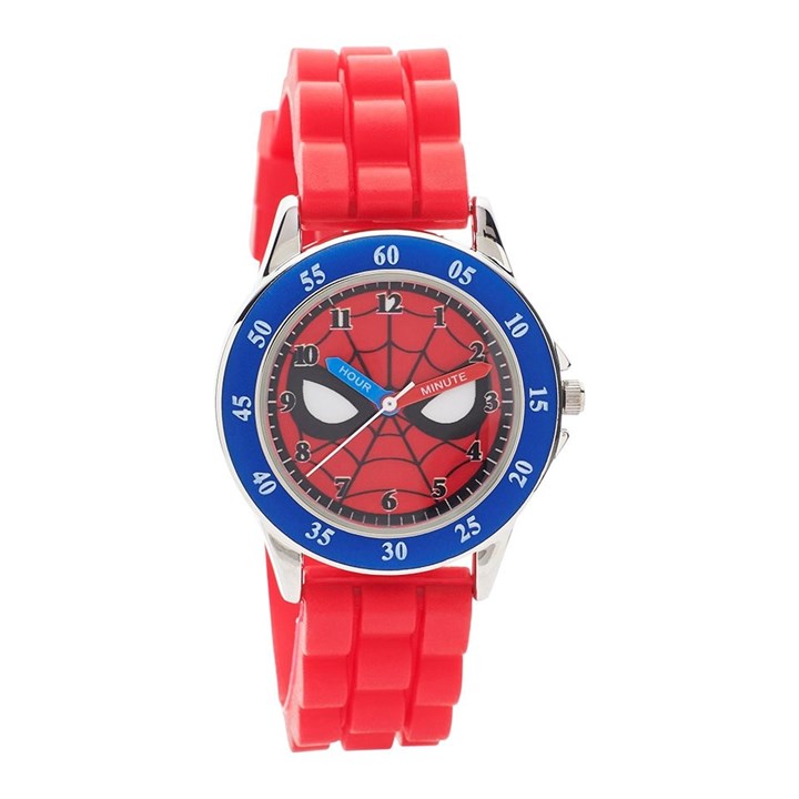 Marvel Avengers SPD9038 Spiderman Red Strap Children's Watch - W01130
