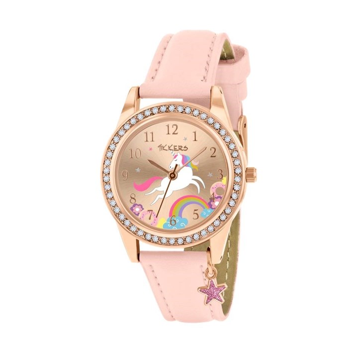 Tikkers TK0201 Unicorn Pink Strap Children's Watch - W01158