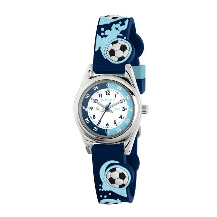 Tikkers ATK1110 Football Silicone Strap Children's Watch - W01165