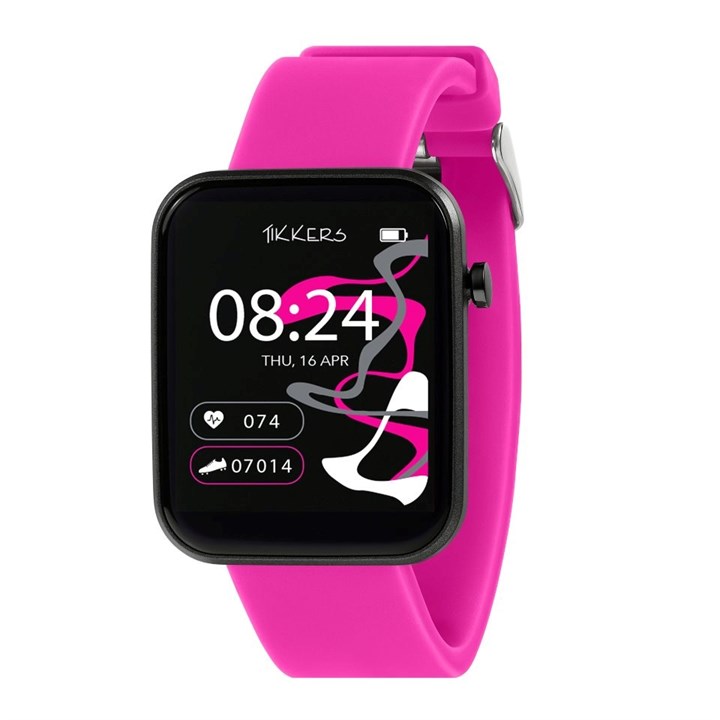 Tikkers TKS13-0025 Bright Pink Children's Smartwatch - W01166
