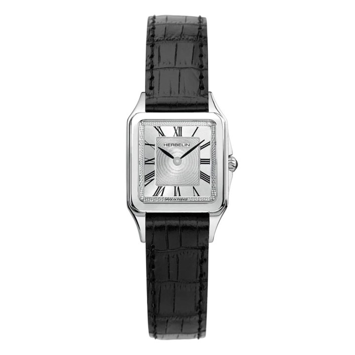 Herbelin 17457AP01 Luna Black Leather Strap Watch - W03120