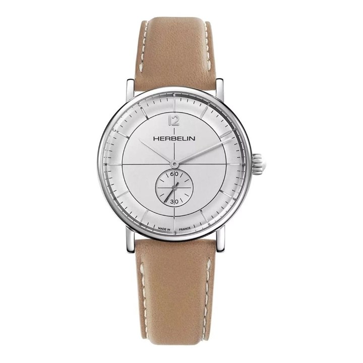 Herbelin 18247AP12GD Inspiration Tan Leather Strap Watch - W03124