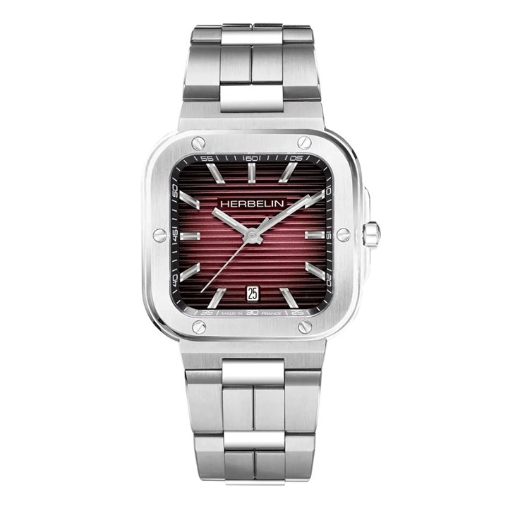 Herbelin 12246B18 Cap Camarat Red Dial Bracelet Watch - W0397