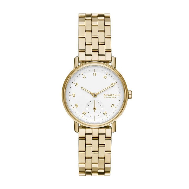 Skagen SKW3102 Kuppel Lille Gold Plated Bracelet Watch - W06298