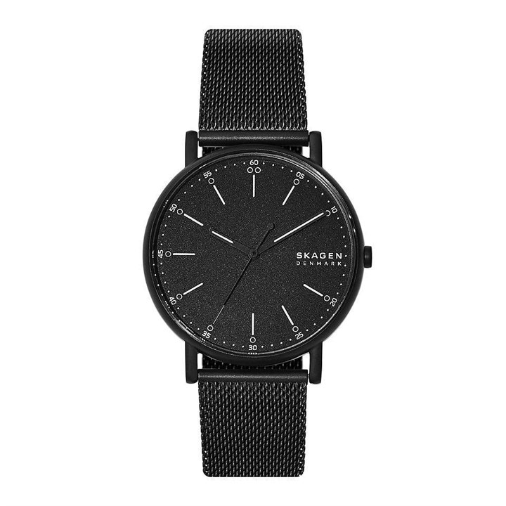 Skagen SKW6579 Signatur Black IP Mesh Bracelet Watch - W06301