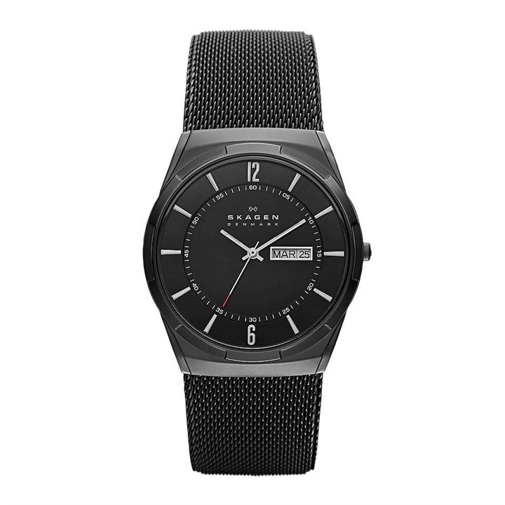 Skagen SKW6006 Melbye Titanium Black IP Mesh Bracelet Watch - W06313