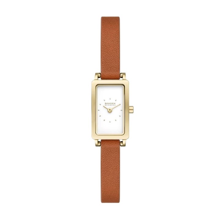 Skagen SKW3149 Hagen Micro Tan Leather Strap Watch - W06325