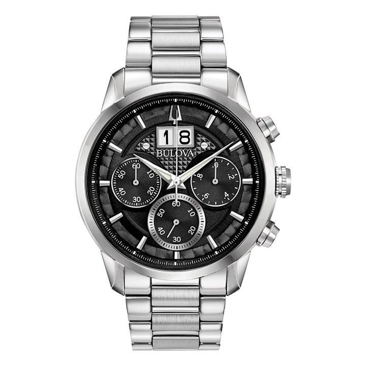 Bulova 96B319 Classic Chronograph Bracelet Watch - W09344