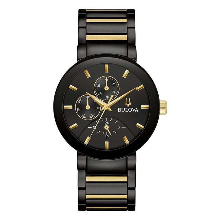 Bulova 98C149 Futuro Black IP Bracelet Watch - W09387