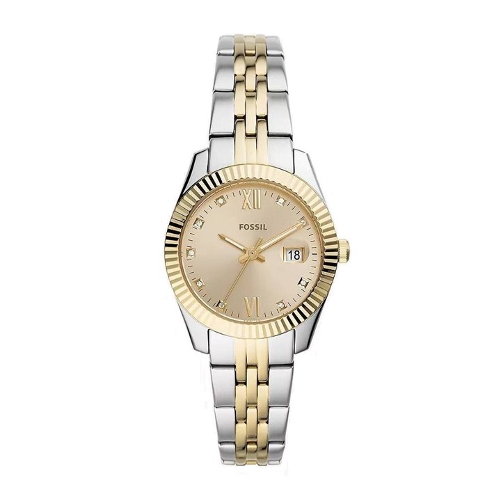Fossil ES4949 Scarlette Two Tone Bracelet Watch - W10249