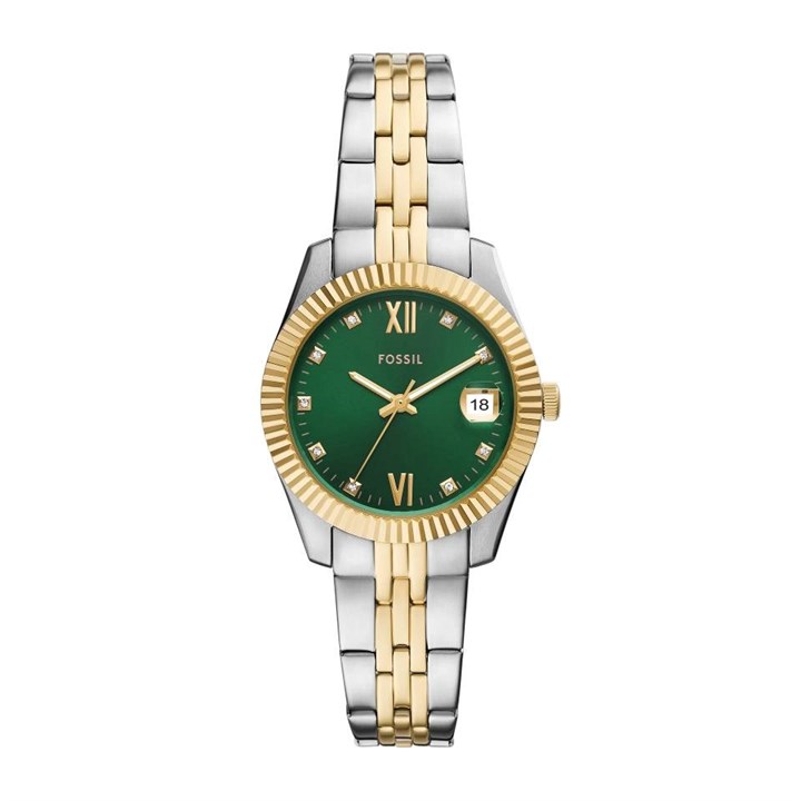 Fossil ES5388 Scarlette Mini Two Tone Bracelet Watch - W10385