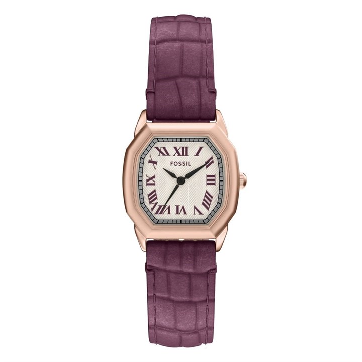 Fossil ES5428 Harlow Berry Leather Strap Watch - W10426