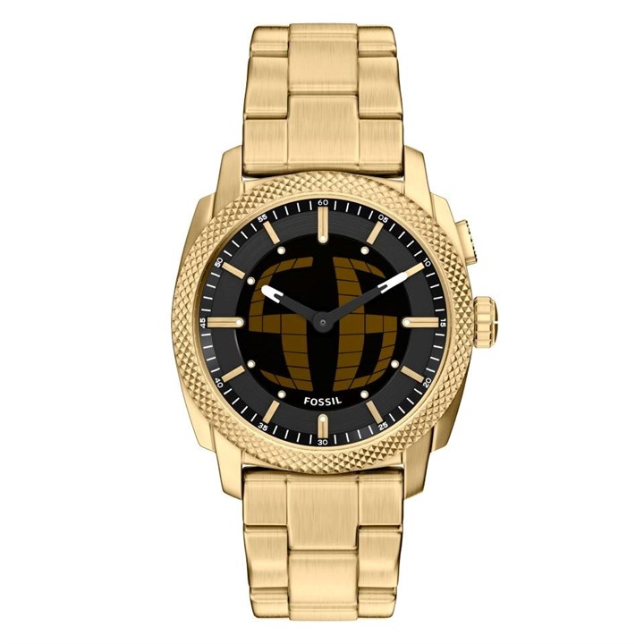Fossil FS6157 Machine Big Tic Gold Tone Bracelet Watch - W10485
