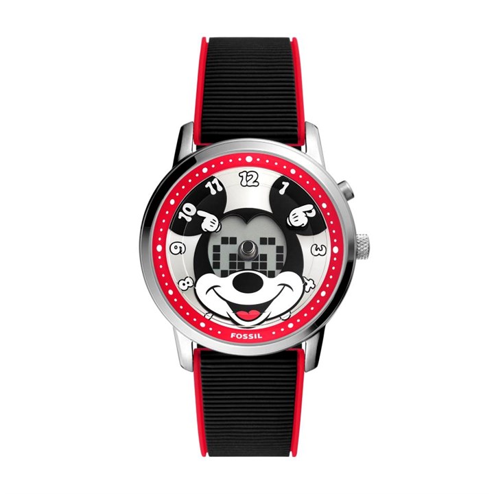 Fossil LE1232 Mickey Big Tic Black Strap Watch - EXCLUSIVE - W10493