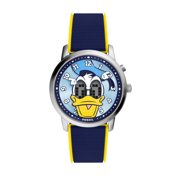 Fossil LE1233 Donald Big Tic Blue Strap Watch - EXCLUSIVE - W10494