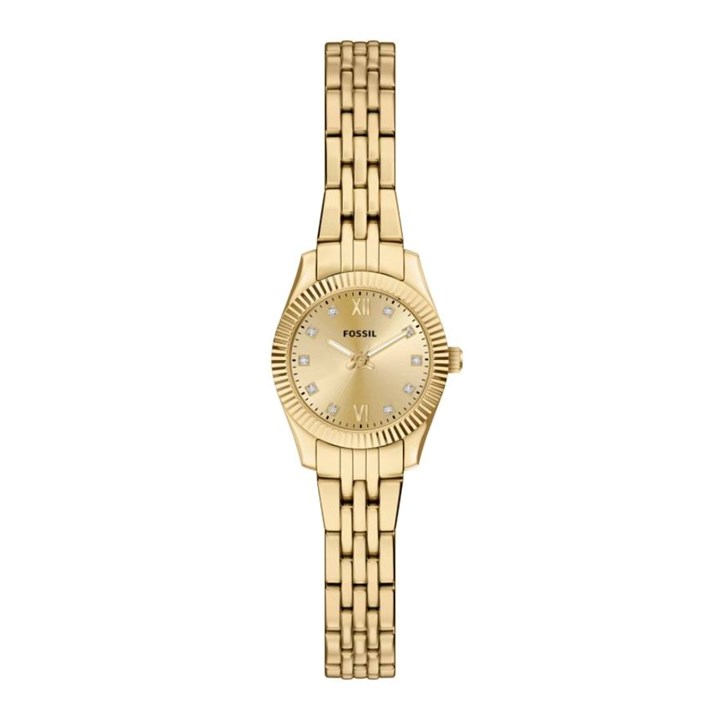 Fossil ES5474 Scarlette Gold Tone Bracelet Watch - W10495