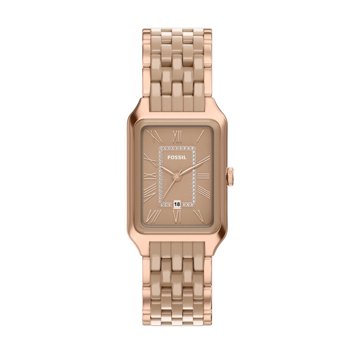 Fossil CE1137 Raquel Salted Caramel Ceramic Bracelet Watch - W10509