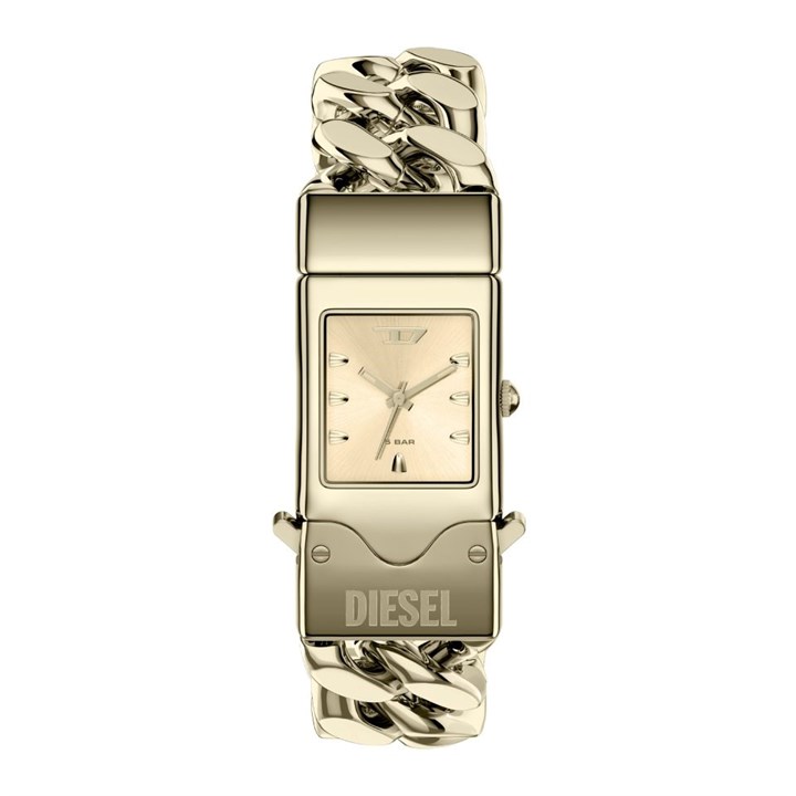 Diesel DZ2235 Closer Gold Tone Chain Bracelet Watch - W11373