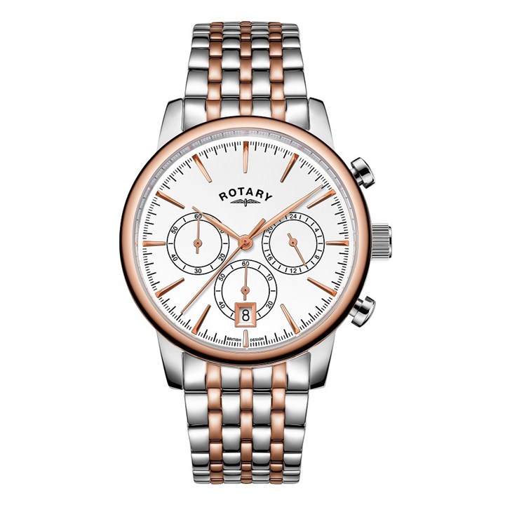 Rotary GB00378/02 Two Tone Chronograph Bracelet Watch - W13179