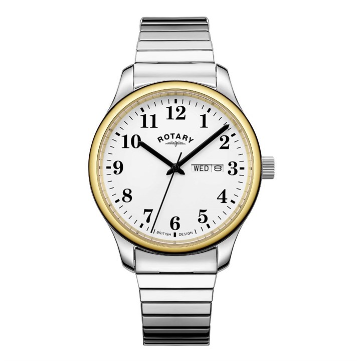 Rotary GB05761/18 Two Tone Expanding Bracelet Watch - W13207