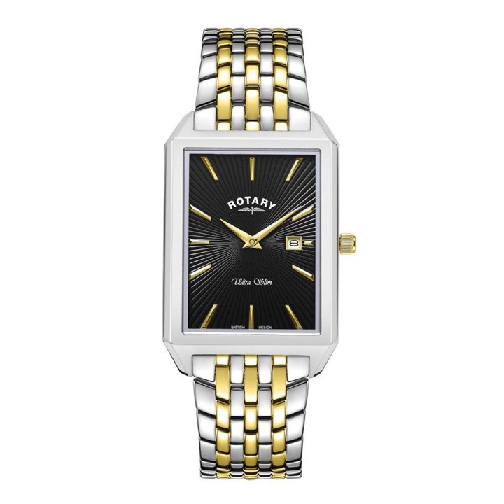 Rotary GB08021/04 Ultra Slim Two Tone Bracelet Watch - W13224