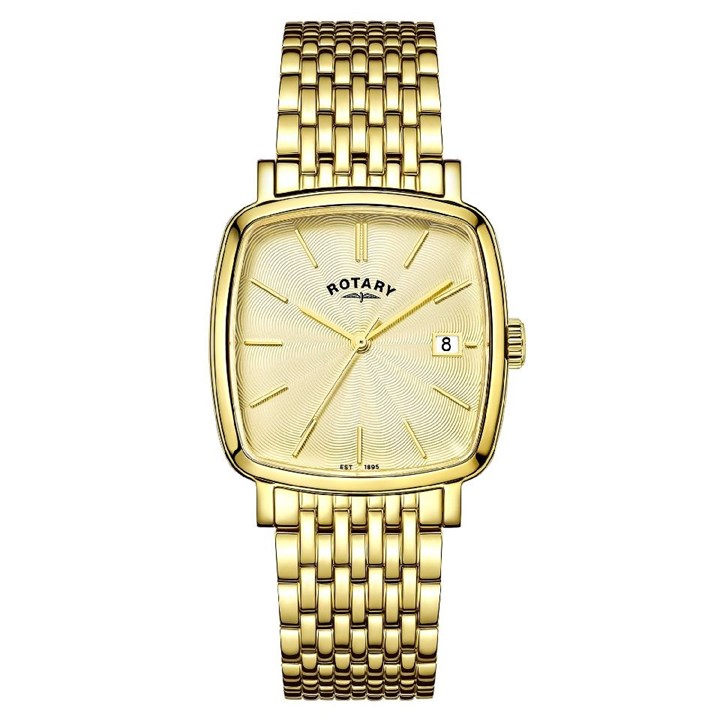 Rotary GB05308/03 Windsor Gold Plated Bracelet Watch - W1325