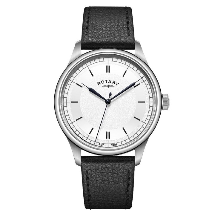 Rotary GS05980/06 Heritage Black Leather Strap Watch - W13269