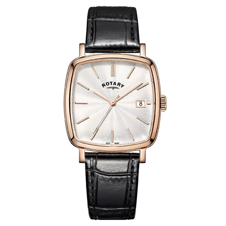 Rotary GS05309/01 Heritage Astoria Black Leather Strap Watch - W1329