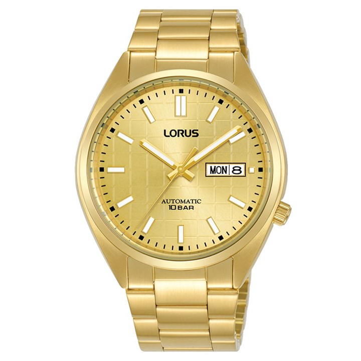 Lorus RL498AX9 Automatic Gold Plated Bracelet Watch - W16249