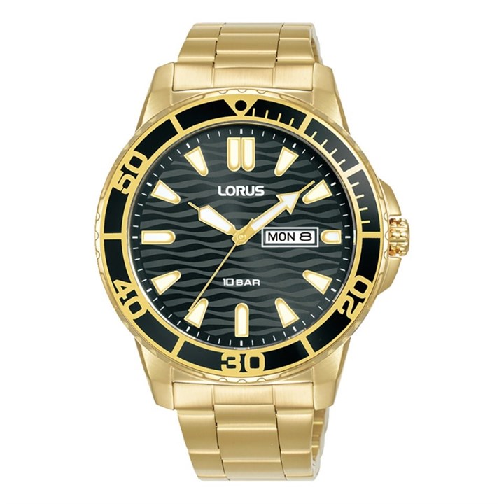 Lorus RH362AX9 Gold Plated Sports Bracelet Watch - W16279