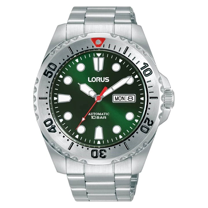 Lorus RL475BX9 Automatic Green Dial Bracelet Watch - W16296