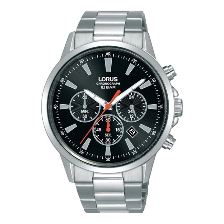 Lorus RT309LX9 Chronograph Black Dial Bracelet Watch - W16329