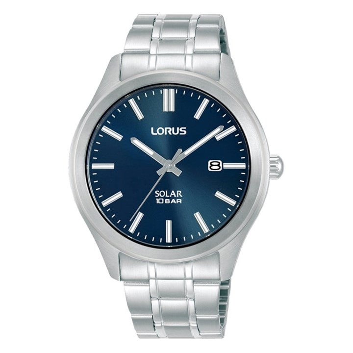 Lorus RX389AX9 Solar Blue Dial Bracelet Watch - W16333