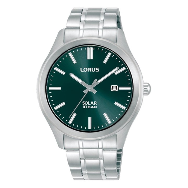 Lorus RX391AX9 Solar Green Dial Bracelet Watch - W16335