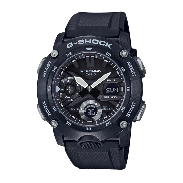 Casio G-SHOCK GA-2000S-1AER Carbon Core Guard Black Strap Watch - W17115