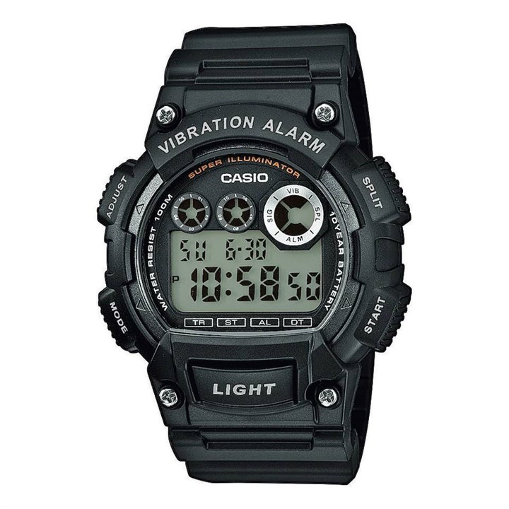 Casio W-735H-1AVEF Black Resin Strap Watch - W17419