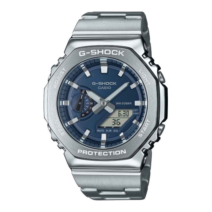 Casio G-SHOCK GM-2110D-2BER Blue Dial Bracelet Watch - W17512