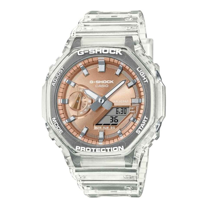 Casio G-SHOCK GA-2100BM-7A5ER Clear Strap Watch - W17513