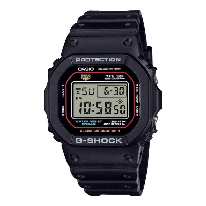 Casio G-SHOCK DW-5600RL-1ER Digital Black Strap Watch - W17516